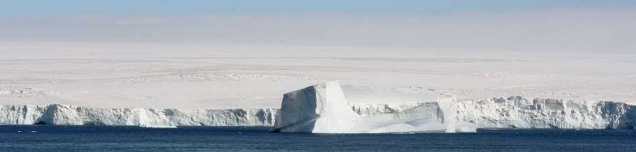 het continent met ijsberg